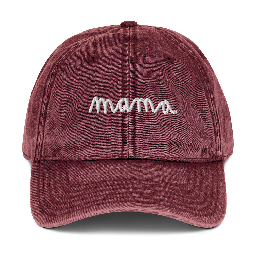 Mama handgeschreven - vintage pet